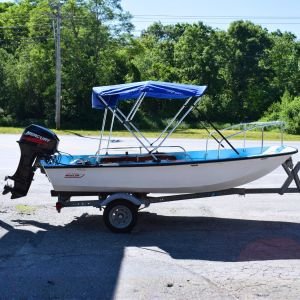 1969 Boston Whaler Sport 13' Boat w/ 30HP