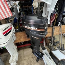 1985 Mercury 25hp tiller outboard motor