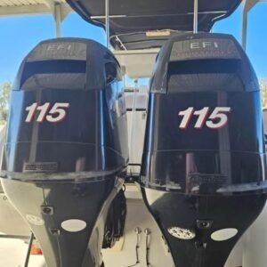 2 x 115hp MERCURY 4 STROKE