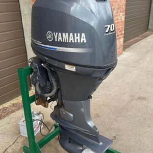 2014 Yamaha 70 HP 4-Stroke 20'' Shaft Remote Steer Power Tilt & Trim Outboard Motor - Alpha Marine Outboards