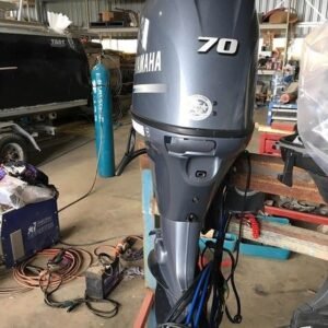 2015 Yamaha 70 HP 4-Stroke 25'' Shaft Remote Steer Power Tilt & Trim Outboard Motor - Alpha Marine Outboards