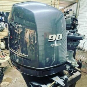 2015 Yamaha 90 HP 4-Stroke 25'' Shaft Outboard Motor - Alpha Marine Outboards