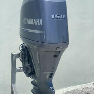 2018 Yamaha 150 HP 4-Stroke 25" Shaft Remote Steer Power Tilt & Trim Outboard Motor - Alpha Marine Outboards
