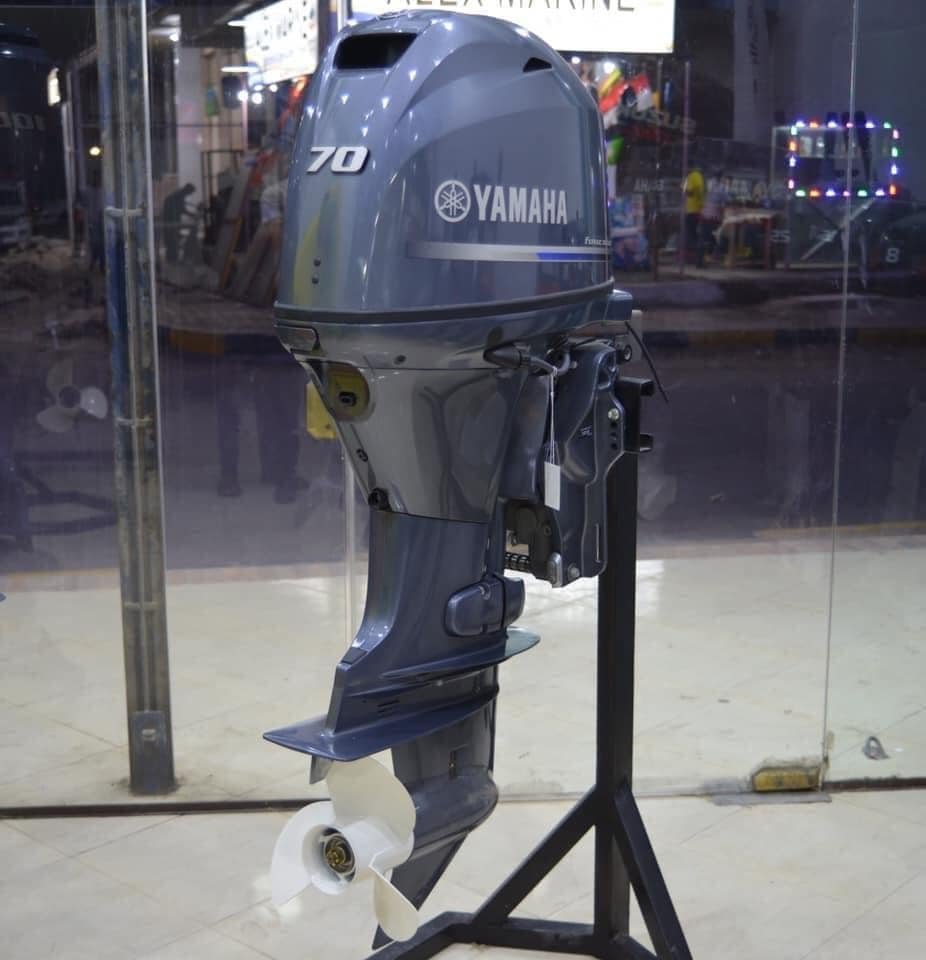 2021 Yamaha 70 HP 4-Stroke 20" Shaft Remote Steer Power Tilt & Trim Outboard Motor - Alpha Marine Outboards