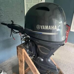 2021 Yamaha 90 HP 4-Stroke 20' Shaft Tiller Outboard Motor - Alpha Marine Outboards