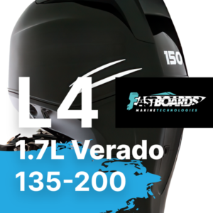 L4 1.7L Supercharged Mercury Verado 135-200 Fastboards Tune (2005-2018*)