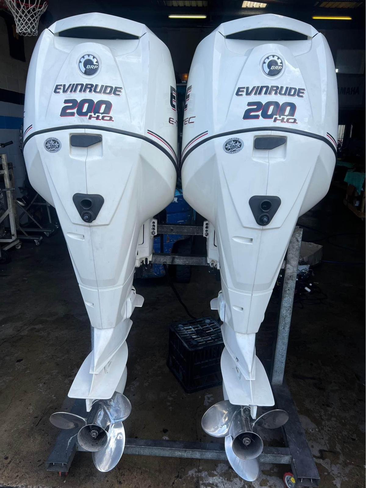 Reliable Used Evinrude 200hp Twin Outboard for Sale in Australia
