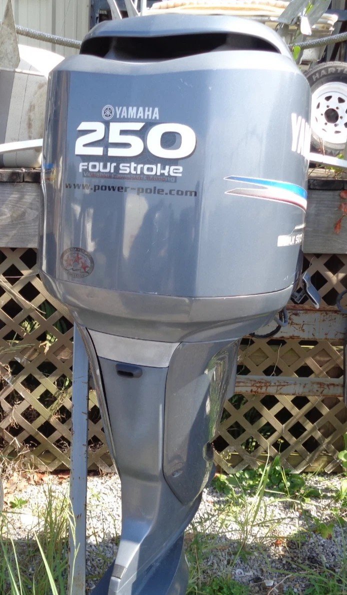 **SOLD** USED 2006 YAMAHA 250 HP 25" 4 FOUR STROKE OUTBOARD BOAT MOTOR F250 250hp ENGINE — Used Outboards
