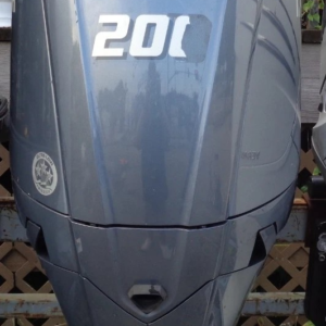 **SOLD** USED 2022 YAMAHA 200 HP 25" 4 FOUR STROKE OUTBOARD BOAT MOTOR F200 200hp ENGINE — Used Outboards