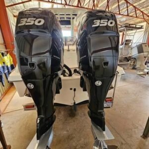 Twin 350hp Verado outboards