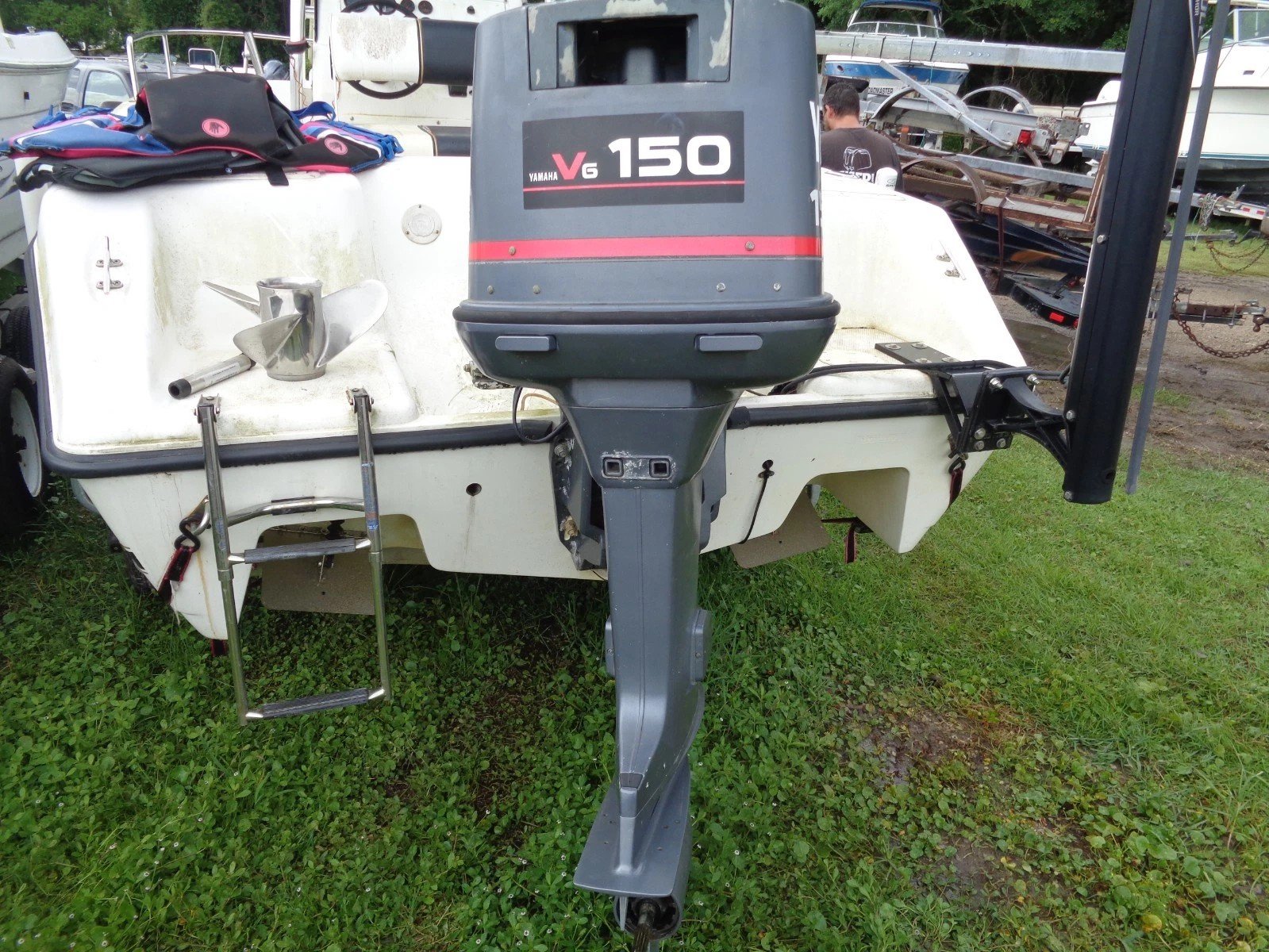 USED 1997 YAMAHA 150HP 25" 2 STROKE OUTBOARD BOAT MOTOR ENGINE C150TXRV — Used Outboards