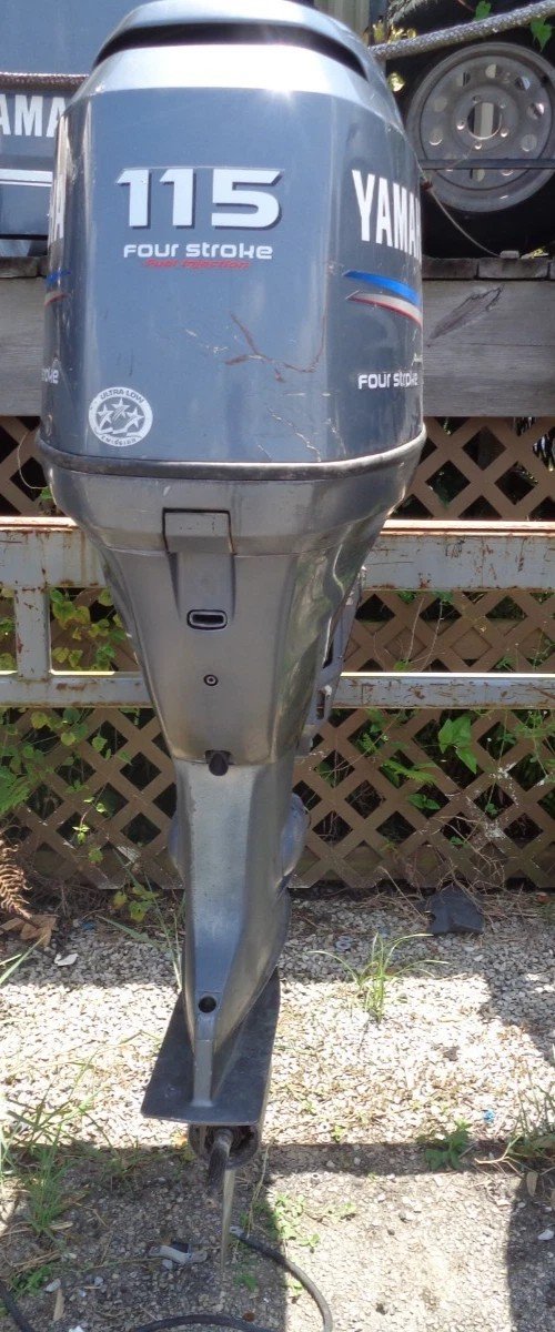 USED 2006 YAMAHA 115 HP F115 25" 4-STROKE OUTBOARD BOAT MOTOR ENGINE — Used Outboards