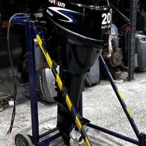 Used 35hp Evinrude Outboard, Long Shaft Tiller Control Manual Start