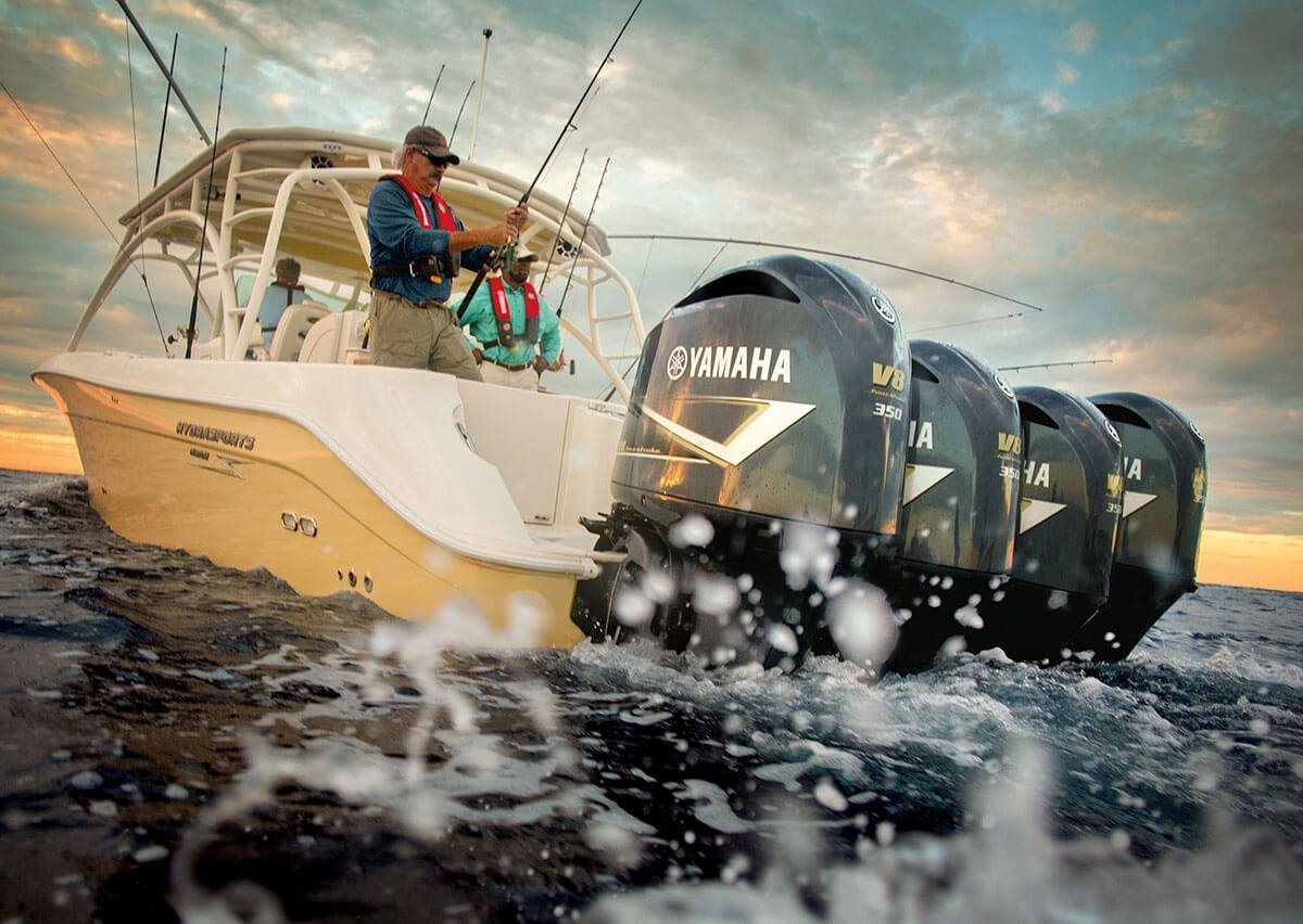 Yamaha V8 5.3L 350HP - 25" Shaft, 2021 Model